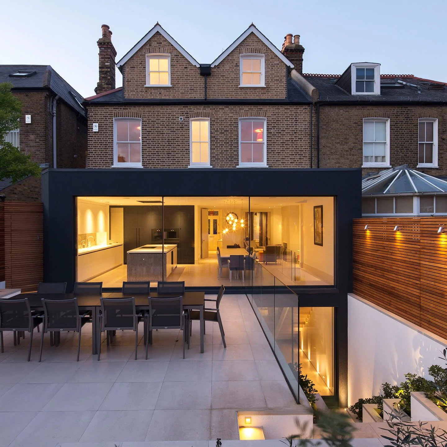Solar controlled glass doors from the Fineline collection